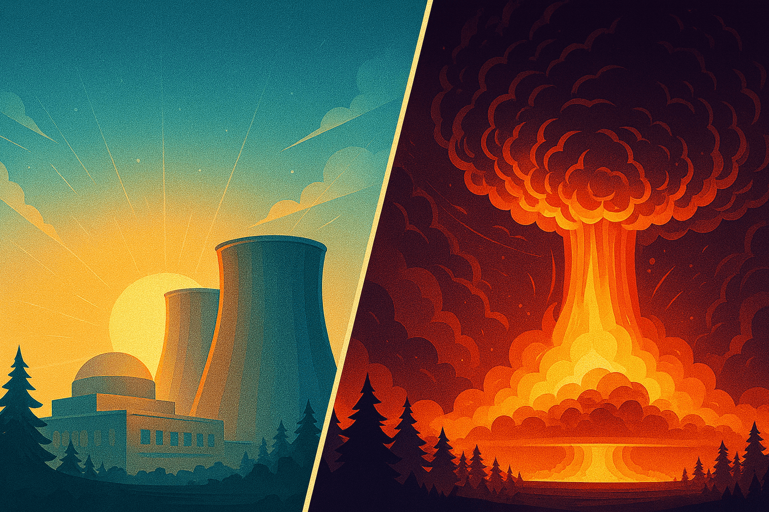 Atoms for Peace and War: Nuclear Energy vs Nuclear Weaponry
